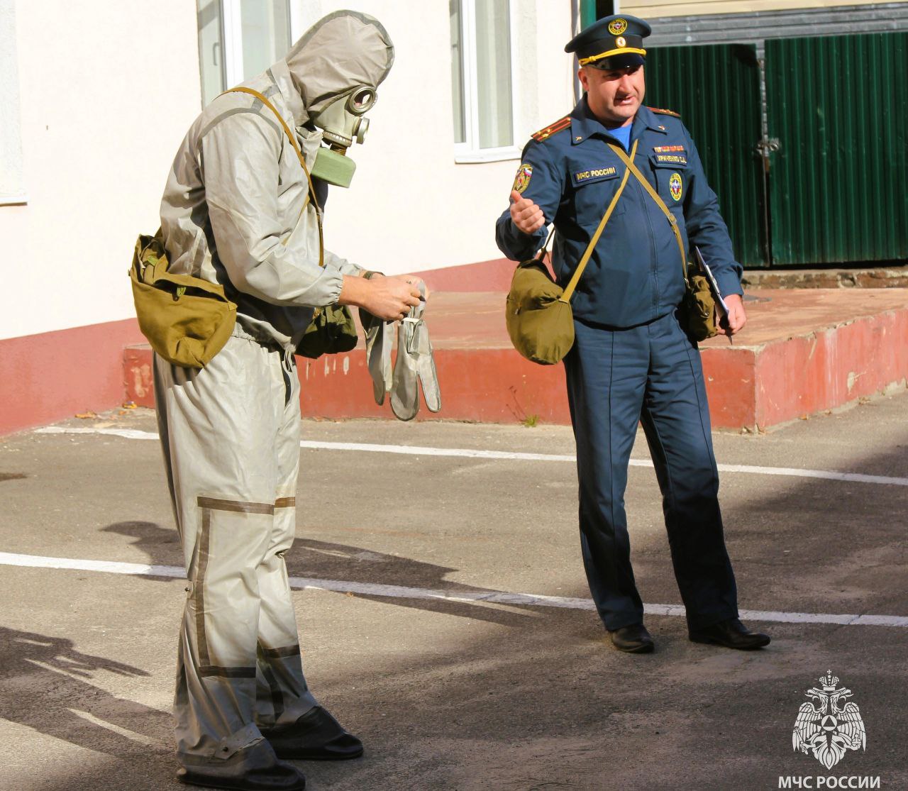В Воронеже прошла масштабная тренировка по гражданской обороне