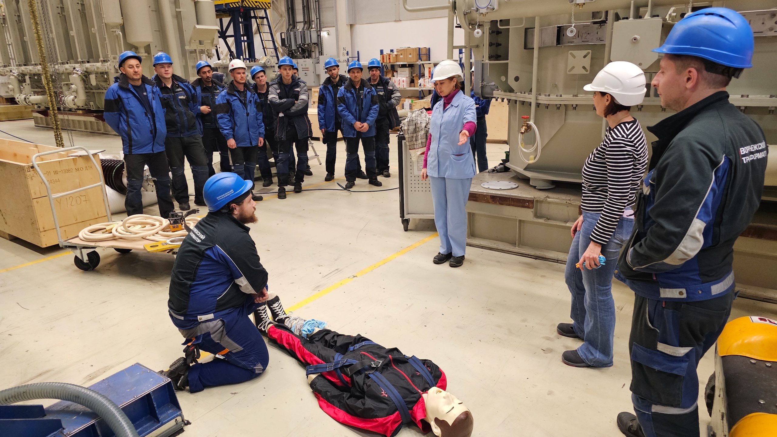 «Герои в касках» на воронежском заводе