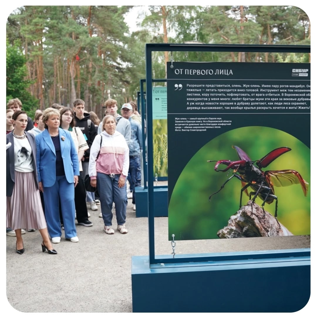 «Воронежсинтезкаучук»: уличная фотовыставка «От первого лица»