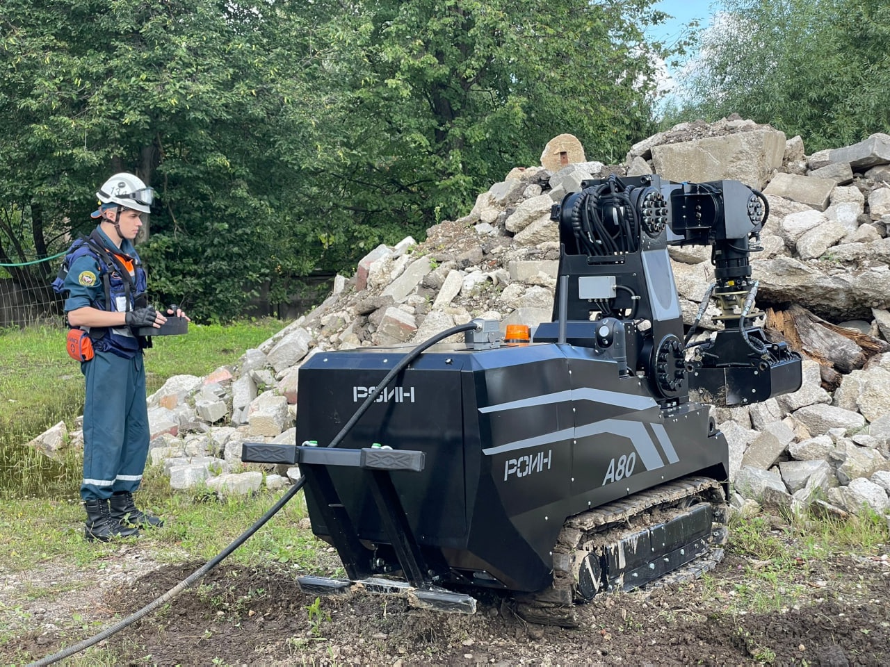 «ИНТЕХРОС»: проведены испытания техники совместно с МЧС России