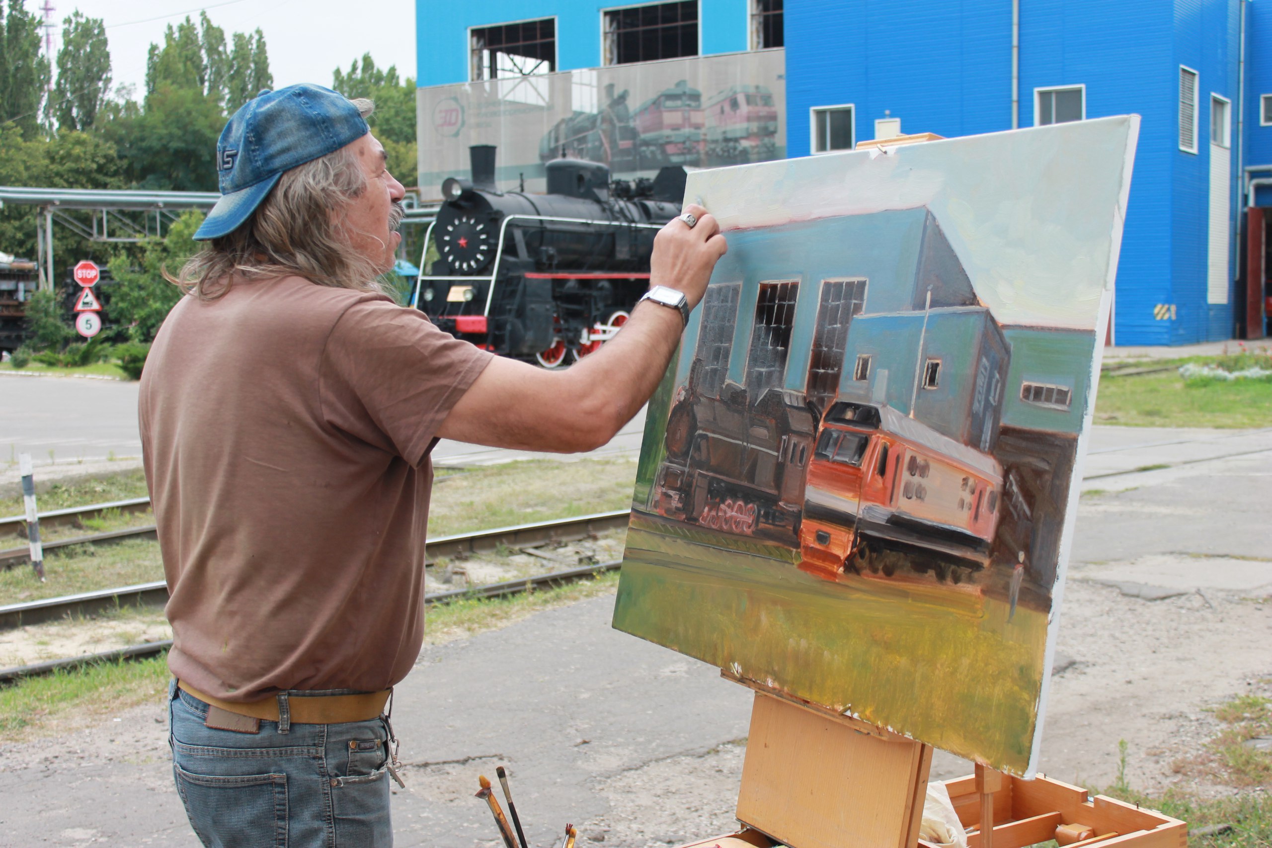 Художественный взгляд на промышленность: Воронежский ТРЗ стал площадкой для первого индустриального пленэра