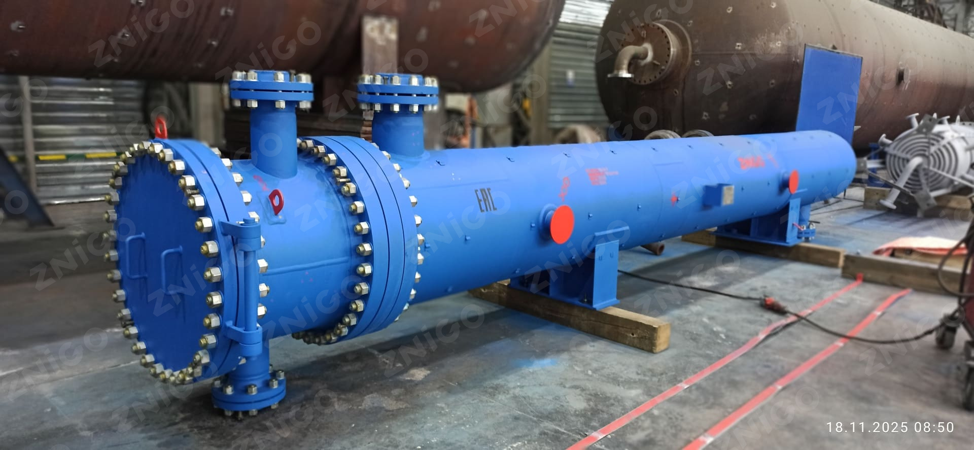 ЗНИГО: отгрузка концевого холодильника сырья