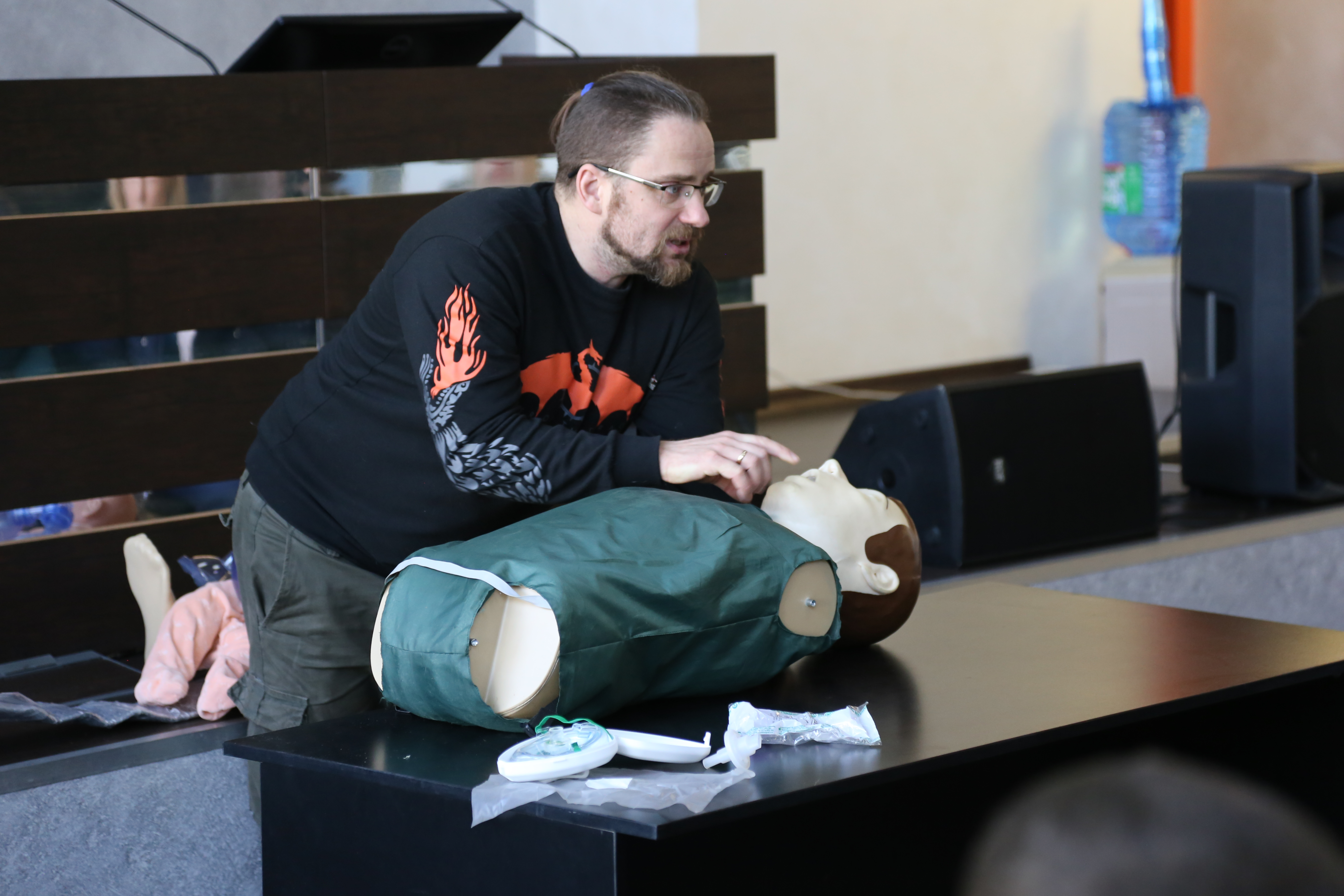 «Воронежстальмост»: прошли занятия по оказанию первой помощи